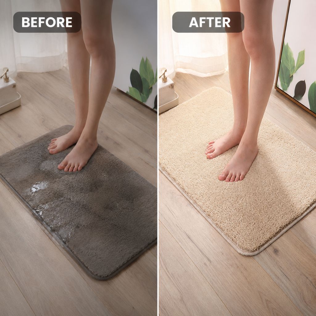 Ultra-Soft Absorbent Shower Mat