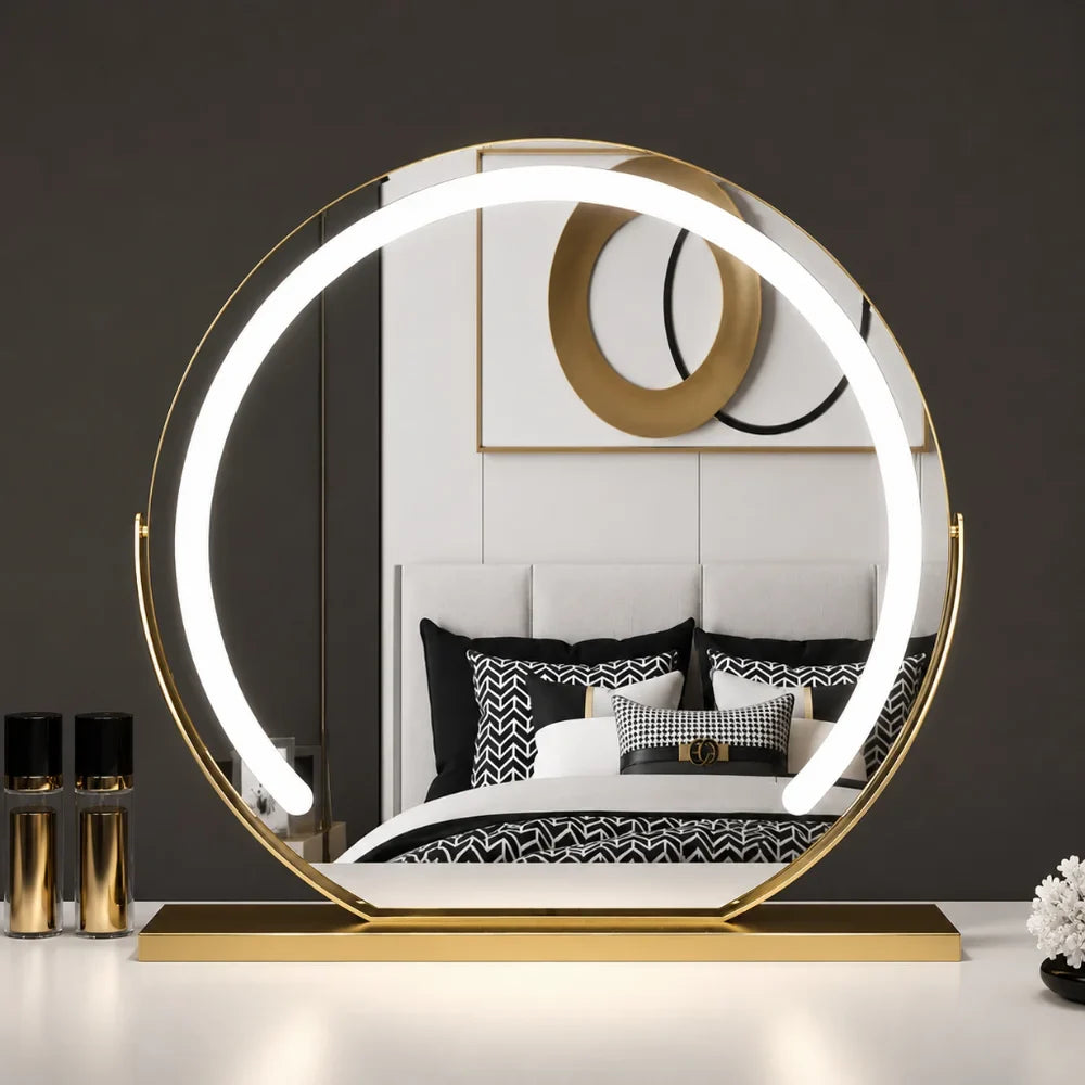 Vanity Makeup Mirror 15x Magnification Touch with LED Lights