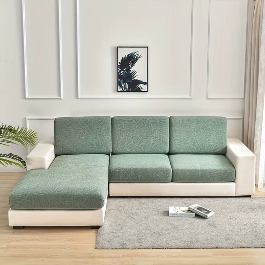 Waterproof Sofa Cushion Cover Stretch Chenille - Non-Slip Elastic Fit