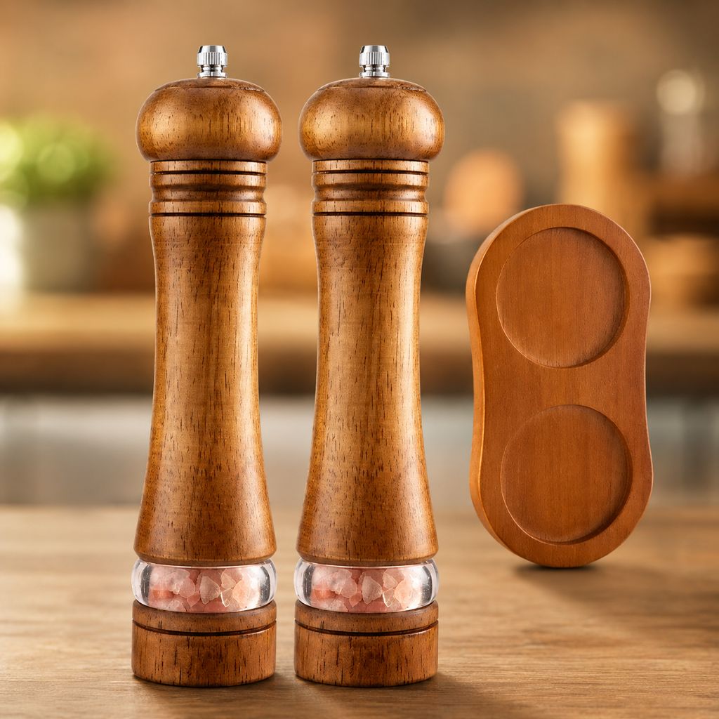 Wooden Pepper Salt Grinder