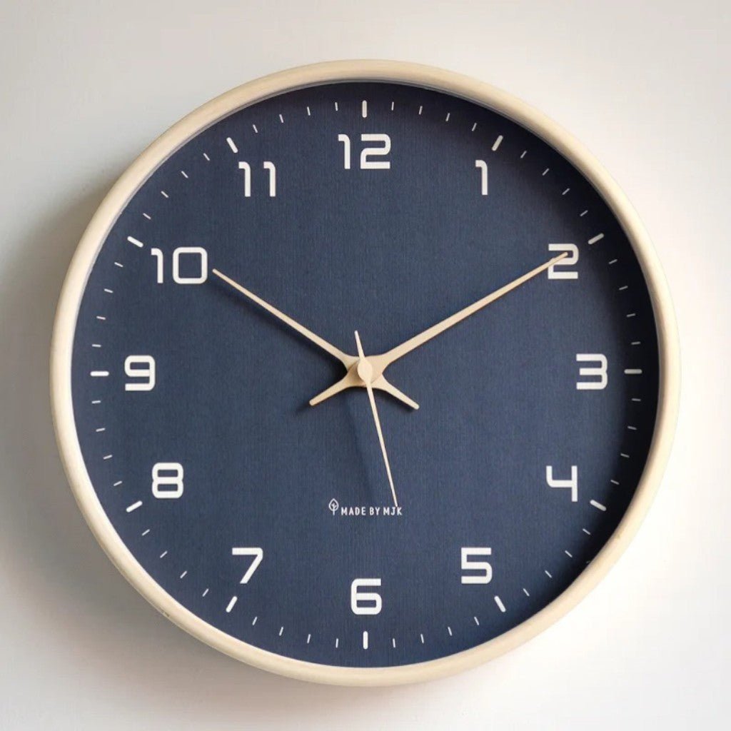 Wooden Wall Clock Scandinavian Minimalist Design
